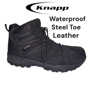 Men’s (EUC) Work Boots, Waterproof,Steel Toe, Leather Size 12